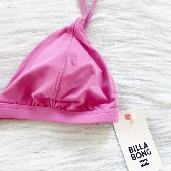 NEW Billabong Sol Searcher Pink Triangle Bikini - Picture 3 of 5